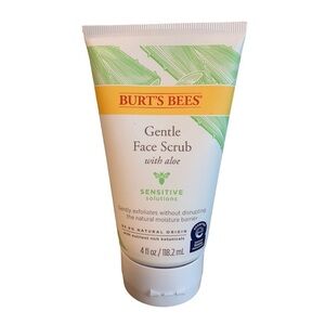 Burt’s Bees Gentle Face Scrub Sensitive Skin with Aloe, [4 oz.] New
